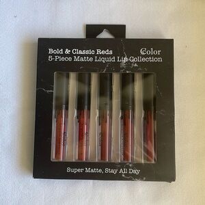 Color Cosmetics 5 piece Matte Liquid Lip Collection. Brand New With box.
